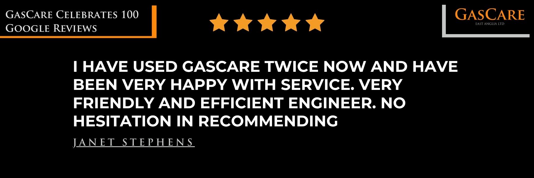 GasCare Celebrates 100 Google Reviews – Thank You to Our Customers!